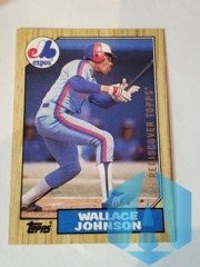 2017 Topps Rediscover Topps Buybacks Gold Wallace Johnson #1987-588